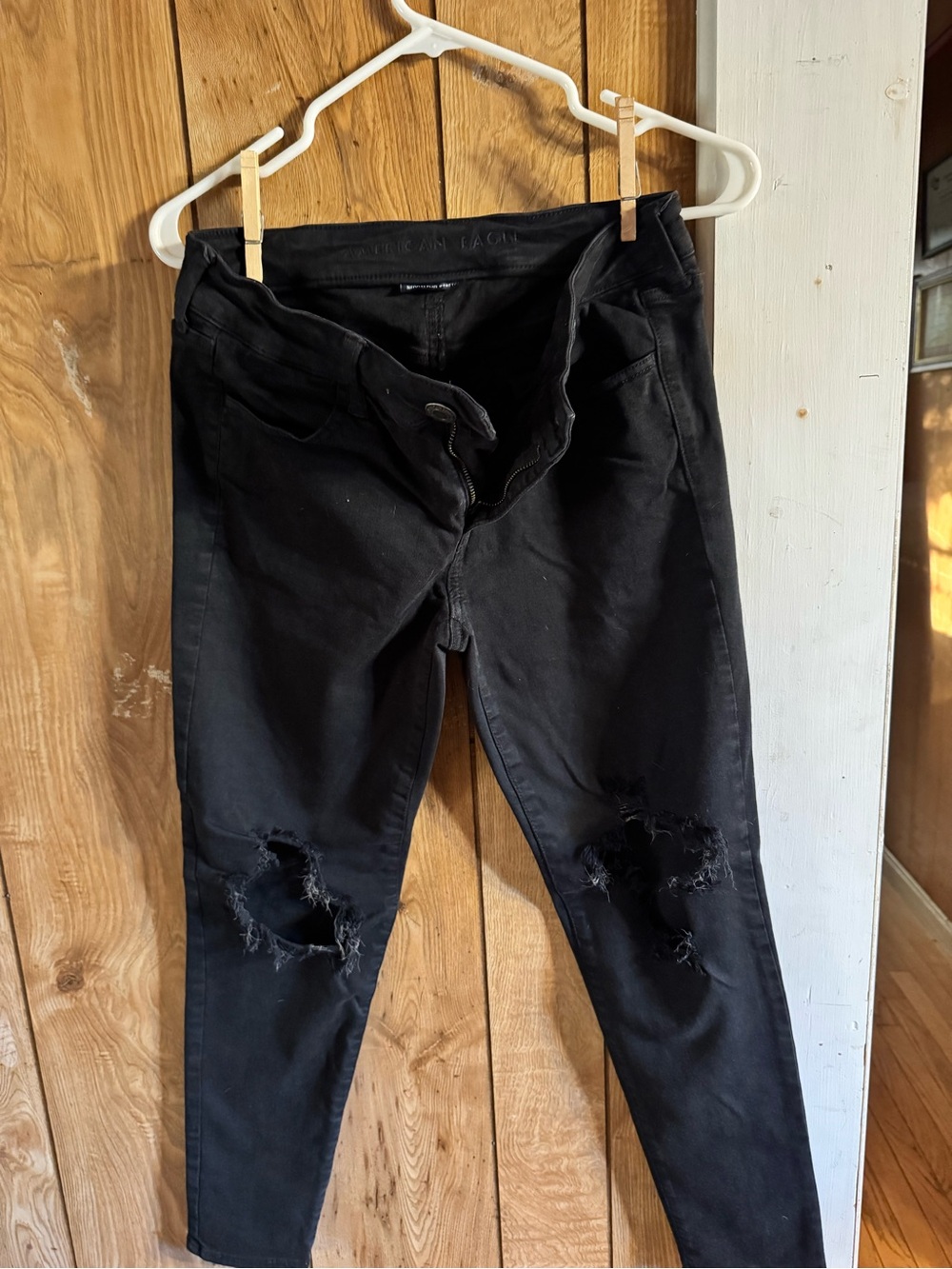 American Eagle Outfitters Black Stretch Jeans